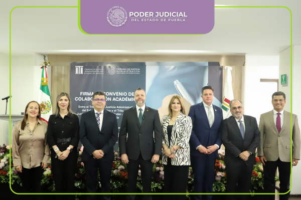 Tribunales de Justicia Administrativa de Puebla y del Estado de México Fortalecen Lazos de Colaboración.